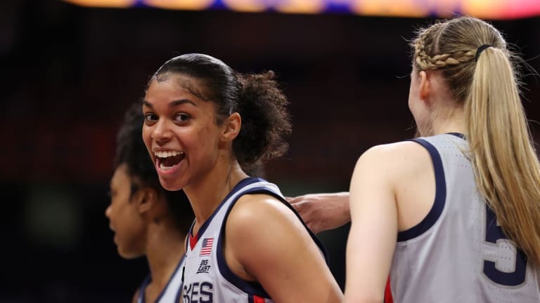 WBB: Evina Westbrook looks back on her leadership as Storrs swan song looms